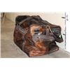 Image 2 : *Brand New* Brindle Cow Hide and Leather Duffle Bag