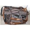 Image 4 : *Brand New* Brindle Cow Hide and Leather Duffle Bag