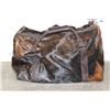 Image 6 : *Brand New* Brindle Cow Hide and Leather Duffle Bag