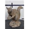 Image 2 : BRONZE SQUIRREL with an Acorn Sculpture, Weight 4lbs