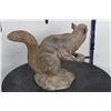 Image 4 : BRONZE SQUIRREL with an Acorn Sculpture, Weight 4lbs