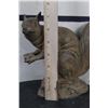 Image 6 : BRONZE SQUIRREL with an Acorn Sculpture, Weight 4lbs