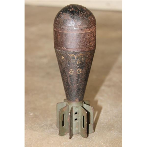 Original U.S. WW2 Era M69 Training/Practice Cartridge for M2 60mm Mortar-Inert
