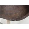 Image 10 : Original (Early) WW2 Fixed Bale U.S. M1 Steel Combat Helmet Shell with Combat Damage
