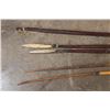 Image 2 : Very Old Indigenous African TRIBAL BOW with 4 Arrows with Bone or Wood Points