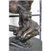 Image 3 : BRONZE LION and LIONESS Sculpture, Weight 14lbs