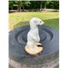 Image 3 : *New* Snow White WEASEL or ERMINE on a Wood Slice Base