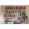 Image 1 : (40) *New* Damascus Steel and Carbon Steel Knives (ONE$)