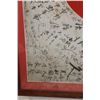 Image 7 : Original WW2 Japanese Silk Yosegaki Hinomaru "Good Luck" Flag signed from the 1940s (Double sided)