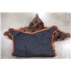 Image 12 : Double Felted Chocolate Phase BLACK BEAR Rug with its Mounted Head
