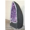 Image 3 : Big 61 lb Deep Purple AMETHYST Crystal Geode Cathedral
