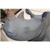 Image 5 : *TEXAS RESIDENTS ONLY* XL *Real Skin* WHITE RHINOCEROS Shoulder Mount with Reproduction Horns