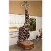 Image 2 : XXL 11' Tall GIRAFFE Pedestal Mount on a Wood Base with Wheels
