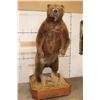 Image 1 : Massive 7' Tall Standing BROWN BEAR/GRIZZLY BEAR with over 4" Long Claws