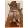 Image 15 : XL Original Hand-carved Leadwood Sculpture of 2 CAPE BUFFALO by African artist Robert Nzali
