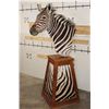 Image 2 : ZEBRA Pedestal Mount with 4 ZEBRA Hide Panels on its Wooden Base