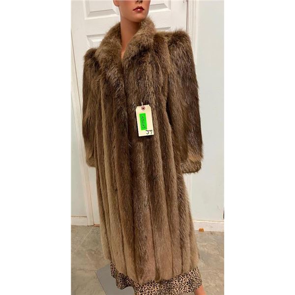 Beautiful Natural BEAVER Fur Coat