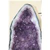 Image 8 : Big 57 lb AMETHYST and Clear Quartz Crystal Geode Cathedral