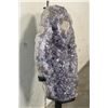 Image 7 : Big 20 lb Natural Druzy AMETHYST Crystal Cluster on a custom Metal Stand