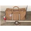 Image 2 : *Brand New* Leather Duffle Bag with a Detachable Carrying Strap