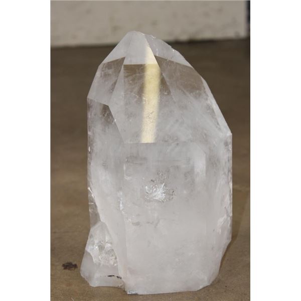 XXL 14 lb CLEAR QUARTZ Crystal Obelisk Point