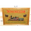 Image 2 : Vintage "Winchester" and "Union Pacific" Hand-painted Wooden Advertisement Sign with Carved Details