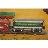 Image 8 : Vintage "Winchester" and "Union Pacific" Hand-painted Wooden Advertisement Sign with Carved Details