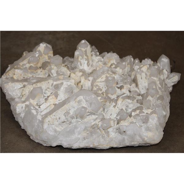 Big 19 lb Natural CLEAR QUARTZ Crystal Formation