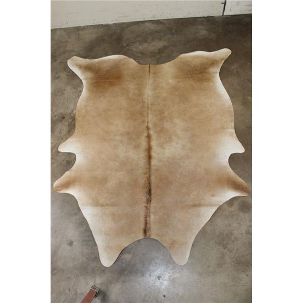 *Brand New* Tan and White COW HIDE