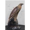 Image 1 : Beautiful EAGLE Carved and Scrimshawed from a WATER BUFFALO Horn