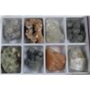 Image 6 : 32 Piece Mixed Box of MINERAL SPECIMENS (Zeolites) from India. Total Weight: 4lbs 9oz