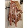 Image 3 : *Brand New* COW HIDE and Leather Backpack with a Laptop Pocket and Decorative Fringe