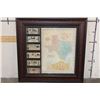 Image 1 : Big Reproduction "Republic of Texas/Alamo" Map and 6 Reproduction Texas Currency Notes