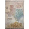 Image 3 : Big Reproduction "Republic of Texas/Alamo" Map and 6 Reproduction Texas Currency Notes