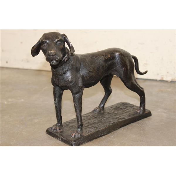 BRONZE DOG Sculpture, Weight 7 lbs