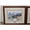 Image 3 : (3) Framed Wyoming Conservation Stamps with their matching Art Prints (ONE$)