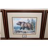 Image 7 : (3) Framed Wyoming Conservation Stamps with their matching Art Prints (ONE$)