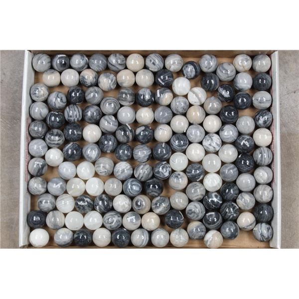 12lbs 8oz of ONYX Semi-Polished Mineral Spheres from Mexico (ONE$)