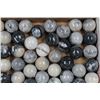 Image 4 : 12lbs 8oz of ONYX Semi-Polished Mineral Spheres from Mexico (ONE$)
