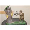 Image 9 : 1950's "Teddy and the Bear" Mechanical Bank, Early Reproduction