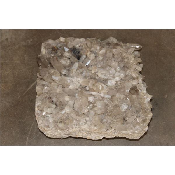 Big 12 lb Natural SMOKEY QUARTZ Crystal Cluster Formation