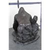 Image 5 : BRONZE GORILLA Sculpture, Weight: 4lbs 4oz
