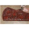 Image 3 : *New* Tooled Leather Rifle or Long Gun Holster for a Saddle