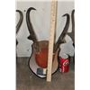 Image 5 : (3) Sets of Mounted PRONGHORNS on Wooden Plaques (ONE$)