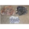 Image 1 : (3) Mineral Slab Slices (ONE$)