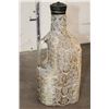 Image 11 : (3) Vintage DECANTERS and (1) Diamondback RATTLESNAKE Skin Wrapped Crown Bottle (ONE$)