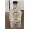 Image 12 : (3) Vintage DECANTERS and (1) Diamondback RATTLESNAKE Skin Wrapped Crown Bottle (ONE$)