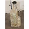 Image 13 : (3) Vintage DECANTERS and (1) Diamondback RATTLESNAKE Skin Wrapped Crown Bottle (ONE$)