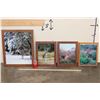 Image 1 : (4) Signed Dave N. Richards Photos of Whitetail Deer Bucks (ONE$)