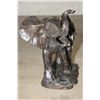Image 3 : African ELEPHANT Bronze Sculpture, Weight 6 lbs